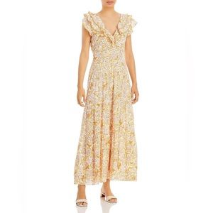 Poupette St Barth Handmade Floral Long Daytime Maxi Dress